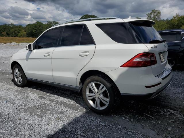 4JGDA5JB8FA517055 - 2015 MERCEDES-BENZ ML 350 WHITE photo 2