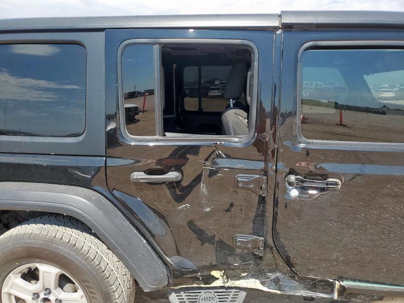 1C4HJXDG7LW337797 - 2020 JEEP WRANGLER UNLIMITED SPORT შავი ფოტო 10