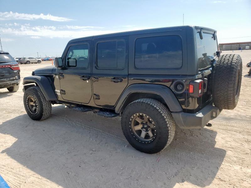 1C4HJXDG7LW337797 - 2020 JEEP WRANGLER UNLIMITED SPORT შავი ფოტო 2