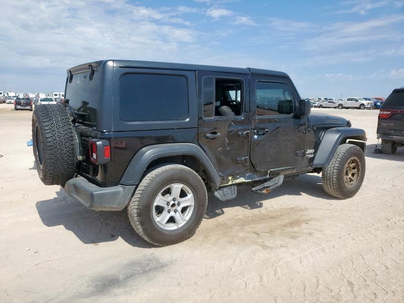 1C4HJXDG7LW337797 - 2020 JEEP WRANGLER UNLIMITED SPORT შავი ფოტო 3
