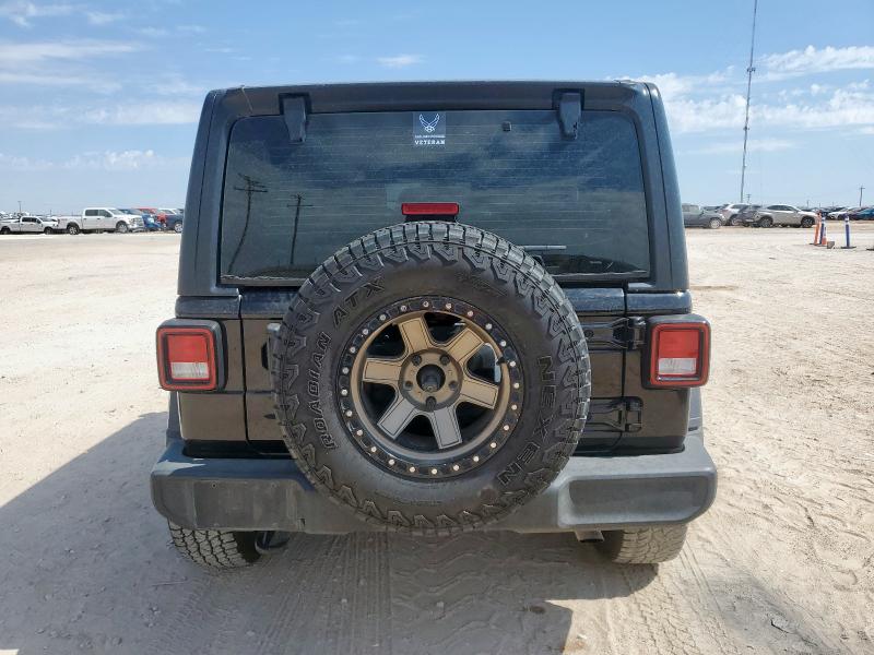 1C4HJXDG7LW337797 - 2020 JEEP WRANGLER UNLIMITED SPORT შავი ფოტო 6