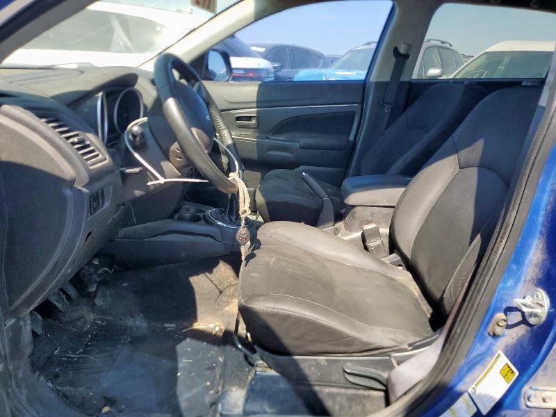 4A4AP3AU4FE008691 - 2015 MITSUBISHI OUTLANDER ES ლურჯი ფოტო 7