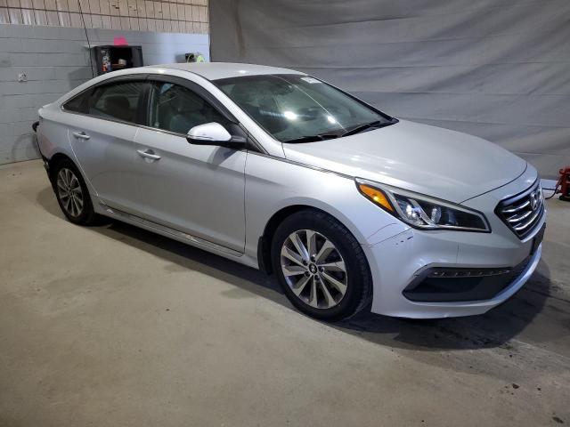 5NPE34AF9FH044212 - 2015 HYUNDAI SONATA SPORT SILVER photo 4