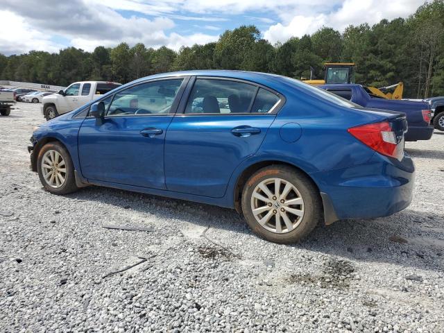 19XFB2F82CE041769 - 2012 HONDA CIVIC EX BLUE photo 2