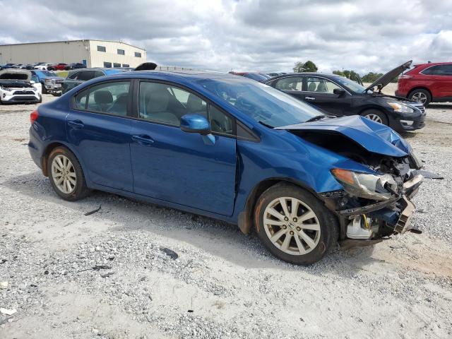 19XFB2F82CE041769 - 2012 HONDA CIVIC EX BLUE photo 4