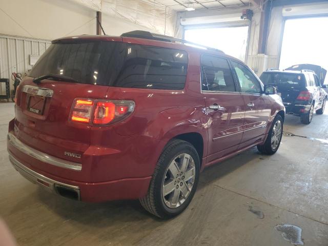 1GKKVTKD4EJ301274 - 2014 GMC ACADIA DENALI 勃艮第红 照片 3