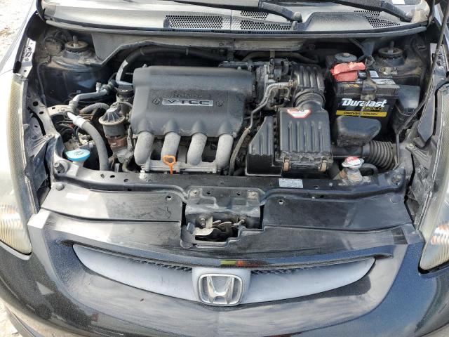 JHMGD38628S044092 - 2008 HONDA FIT SPORT Қара фото 11