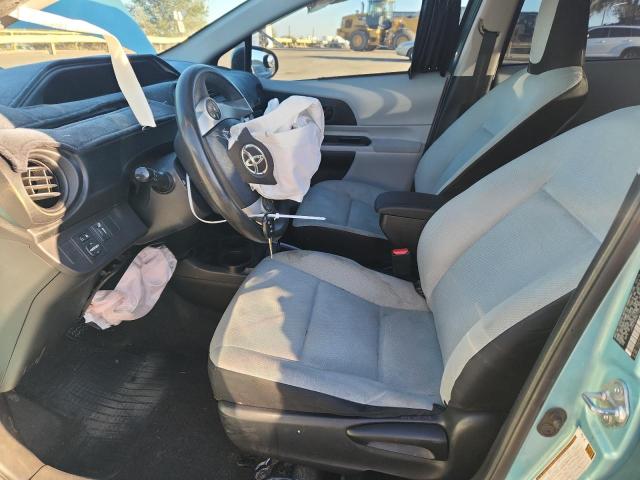 JTDKDTB3XE1077336 - 2014 TOYOTA PRIUS C TURQUOISE photo 7