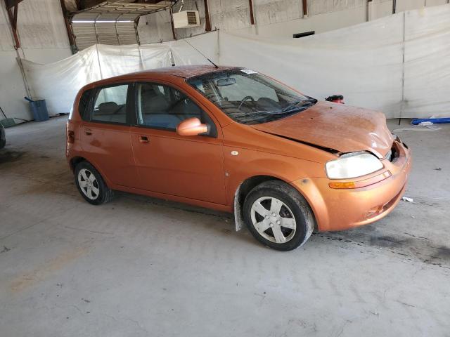 KL1TD66618B084188 - 2008 CHEVROLET AVEO BASE Orange Foto 4