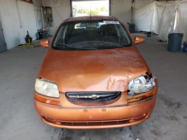 KL1TD66618B084188 - 2008 CHEVROLET AVEO BASE Orange Foto 5