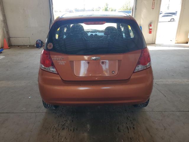 KL1TD66618B084188 - 2008 CHEVROLET AVEO BASE Orange Foto 6
