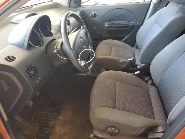 KL1TD66618B084188 - 2008 CHEVROLET AVEO BASE Orange Foto 7