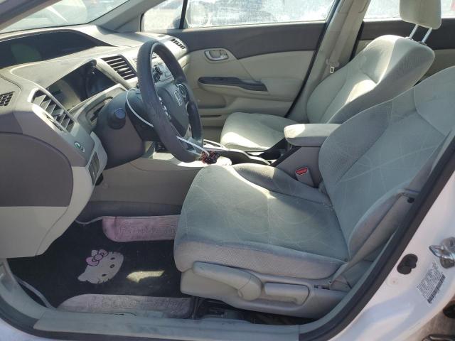 2HGFB2F60CH557357 - 2012 HONDA CIVIC HF WHITE photo 7