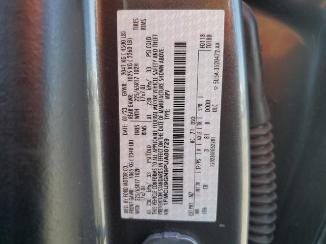 1FMCU9GN9PUA00729 - 2023 FORD ESCAPE ACTIVE Grau Foto 13