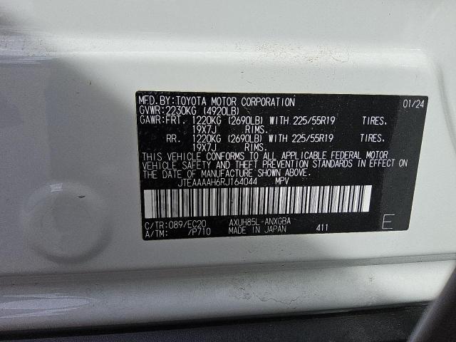 JTEAAAAH6RJ164044 - 2024 TOYOTA VENZA LE WHITE photo 13
