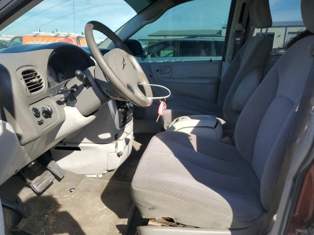 2A4GP54L37R109820 - 2007 CHRYSLER TOWN & COU TOURING ბურგუნდია ფოტო 7