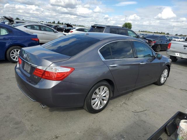 1HGCR3F81EA015014 - 2014 HONDA ACCORD EXL GRAY photo 3