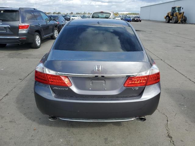 1HGCR3F81EA015014 - 2014 HONDA ACCORD EXL GRAY photo 6