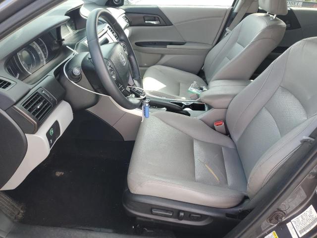 1HGCR3F81EA015014 - 2014 HONDA ACCORD EXL GRAY photo 7