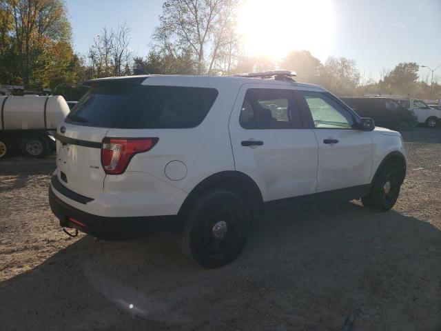 1FM5K8AR3JGB20293 - 2018 FORD EXPLORER POLICE INTERCEPTOR Blanc photo 3