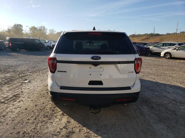 1FM5K8AR3JGB20293 - 2018 FORD EXPLORER POLICE INTERCEPTOR Blanc photo 6