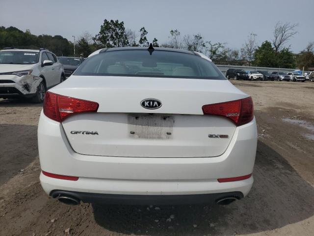 5XXGN4A77CG049542 - 2012 KIA OPTIMA EX WHITE photo 6