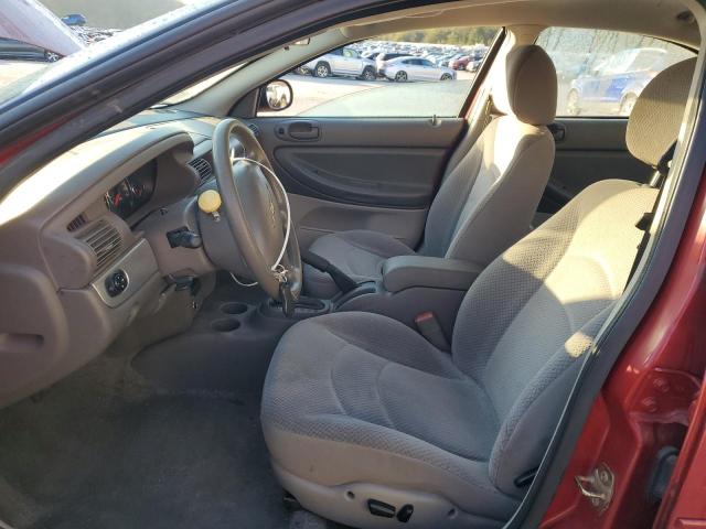 1C3EL56R26N165029 - 2006 CHRYSLER SEBRING TOURING RED photo 7