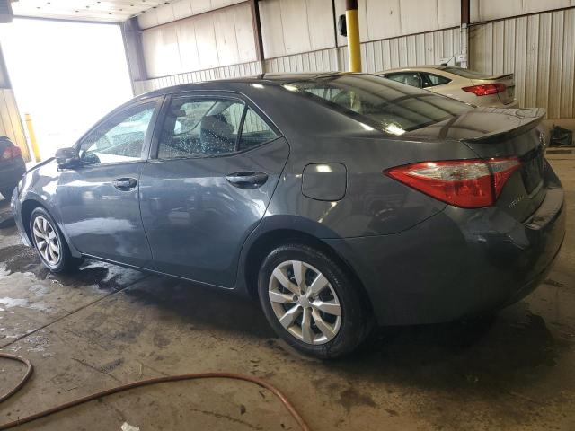 5YFBURHE0FP303778 - 2015 TOYOTA COROLLA L GRAY photo 2