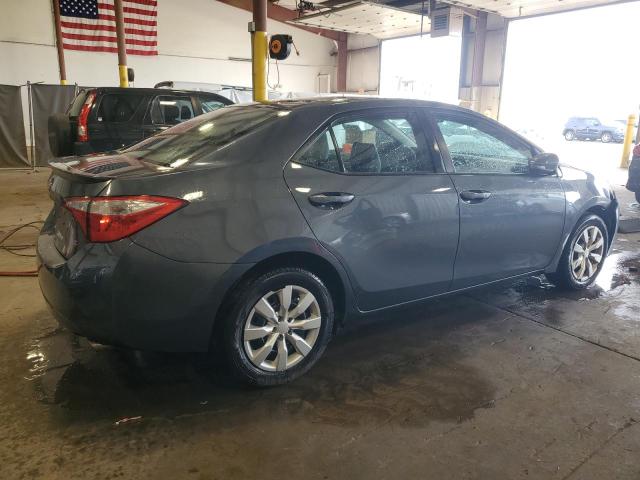 5YFBURHE0FP303778 - 2015 TOYOTA COROLLA L GRAY photo 3
