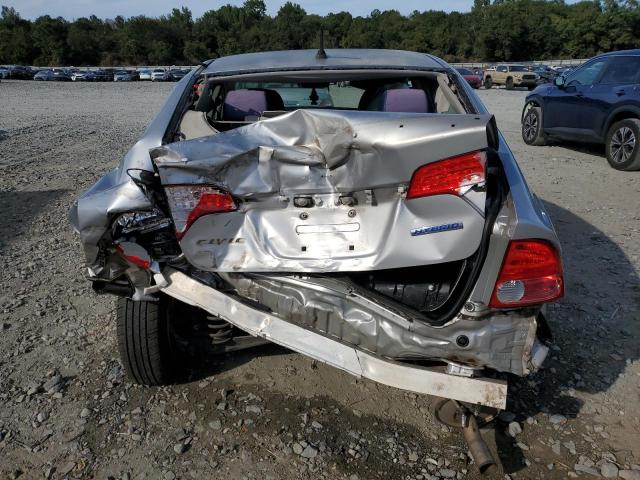 JHMFA362X8S000202 - 2008 HONDA CIVIC HYBRID Srebrny zdjęcie 6