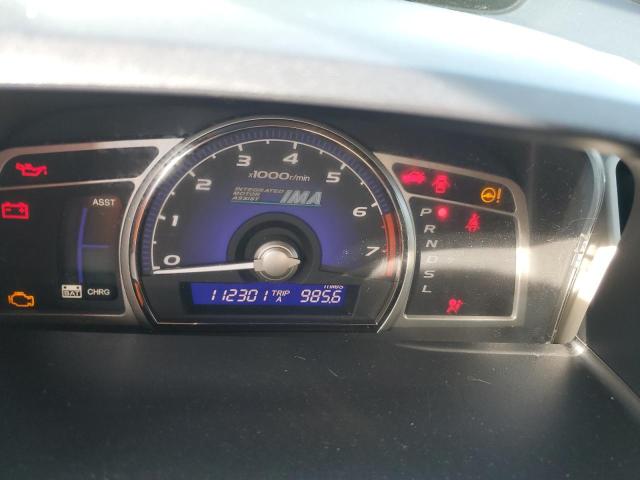 JHMFA362X8S000202 - 2008 HONDA CIVIC HYBRID Srebrny zdjęcie 9