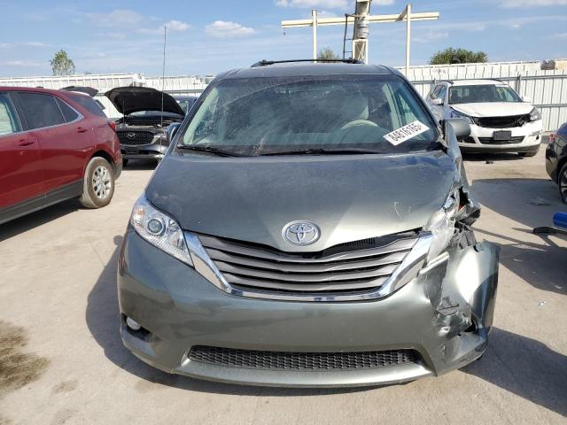 5TDYK3DC8ES484457 - 2014 TOYOTA SIENNA XLE GREEN photo 5