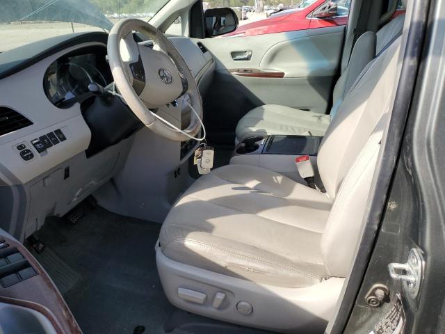 5TDYK3DC8ES484457 - 2014 TOYOTA SIENNA XLE GREEN photo 7