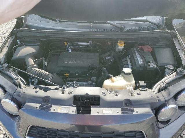 1G1JC6SB2D4127806 - 2013 CHEVROLET SONIC LT Մոխրագույն լուսանկար 11