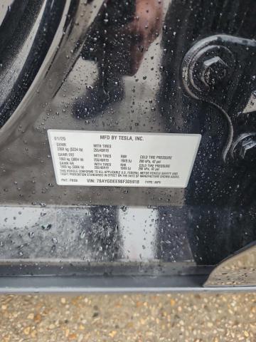 7SAYGDEE9SF305918 - 2025 TESLA MODEL Y Czarny zdjęcie 14