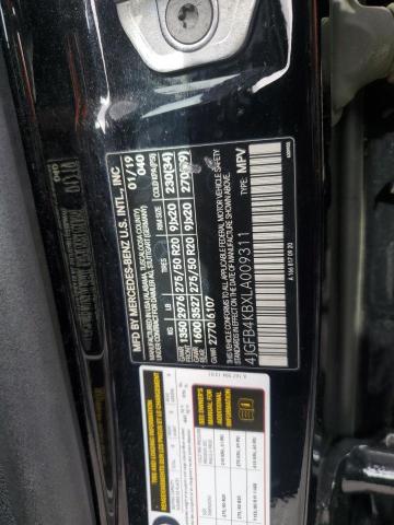 4JGFB4KBXLA009311 - 2020 MERCEDES-BENZ GLE 350 4MATIC BLACK photo 13