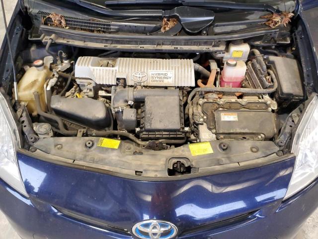 JTDKN3DU0F0405616 - 2015 TOYOTA PRIUS BLUE photo 11