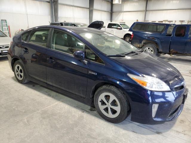 JTDKN3DU0F0405616 - 2015 TOYOTA PRIUS BLUE photo 4