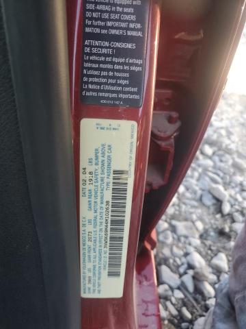 3VWSK69M44M102638 - 2004 VOLKSWAGEN JETTA GLS წითელი ფოტო 12