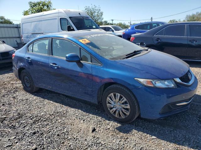 19XFB2F57DE062253 - 2013 HONDA CIVIC LX أزرق صورة 4