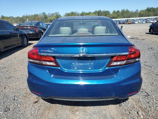 19XFB2F57DE062253 - 2013 HONDA CIVIC LX أزرق صورة 6
