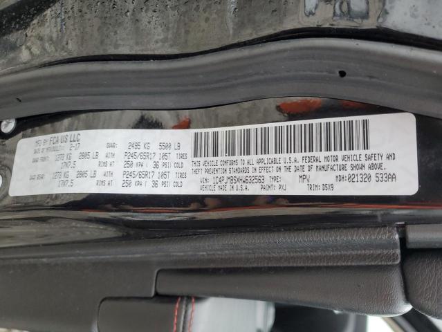 1C4PJMBSXHW632563 - 2017 JEEP CHEROKEE TRAILHAWK CHARCOAL photo 13