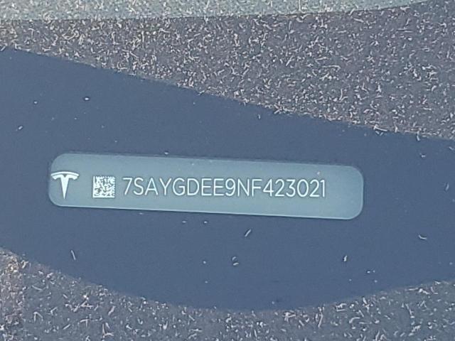 7SAYGDEE9NF423021 - 2022 TESLA MODEL Y Синій фото 12