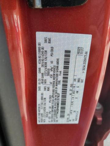 1FT7W2BN8MEC57837 - 2021 FORD F250 SUPER DUTY 红色 照片 12