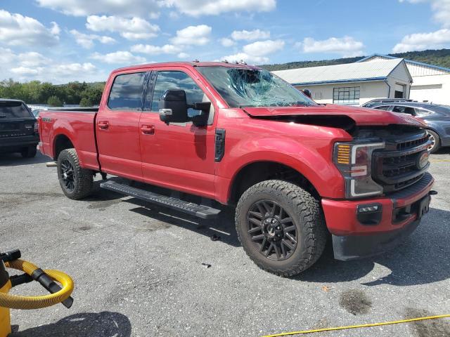 1FT7W2BN8MEC57837 - 2021 FORD F250 SUPER DUTY 红色 照片 4