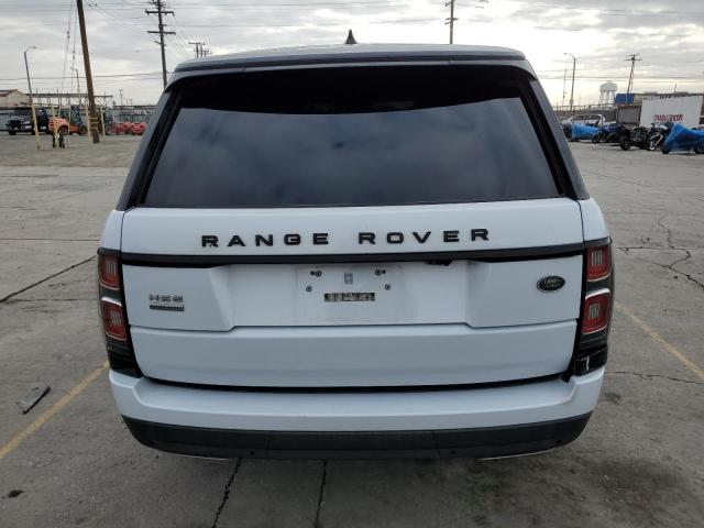 SALGS2SV1JA387577 - 2018 LAND ROVER RANGE ROVE HSE WHITE photo 6