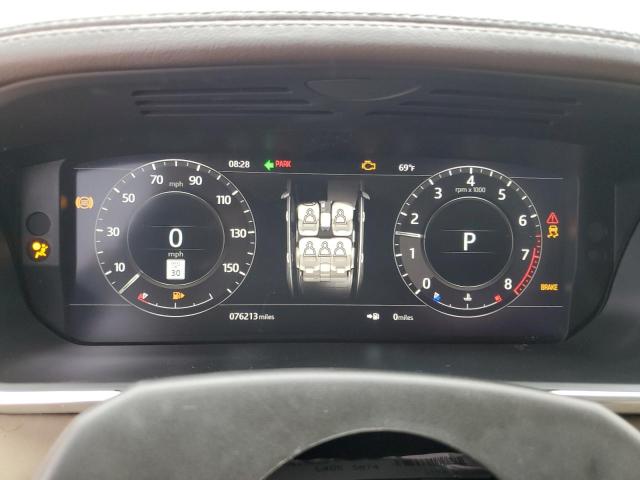 SALGS2SV1JA387577 - 2018 LAND ROVER RANGE ROVE HSE WHITE photo 9