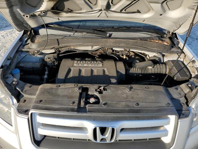 5FNYF18707B001847 - 2007 HONDA PILOT EXL SILVER photo 12