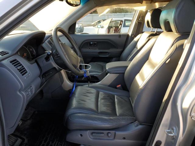 5FNYF18707B001847 - 2007 HONDA PILOT EXL SILVER photo 7