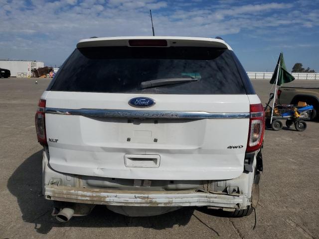 1FM5K8D83EGA28433 - 2014 FORD EXPLORER XLT WHITE photo 6